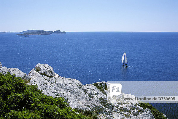 National Park Kornati Croatia Mana Island sailing ship