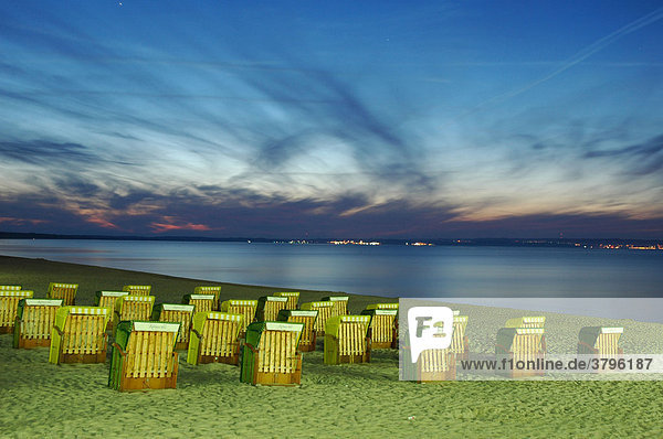 Beach chairs   dawn