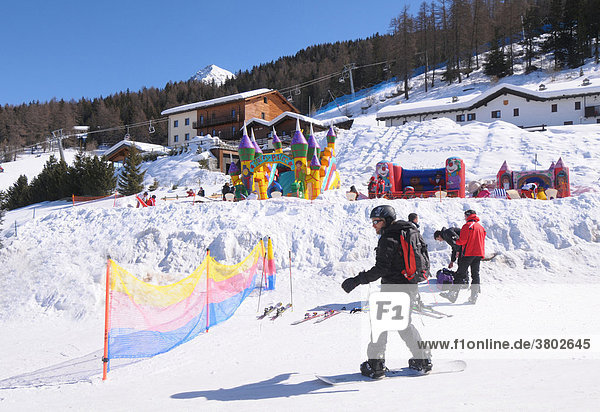 Italy  Aosta Valley  Pila  ski slopes                                                                                                                                                               