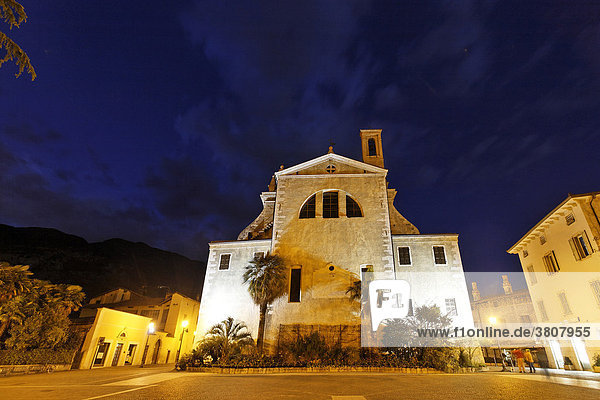 Collegiata church Arco near Lake Garda Italy