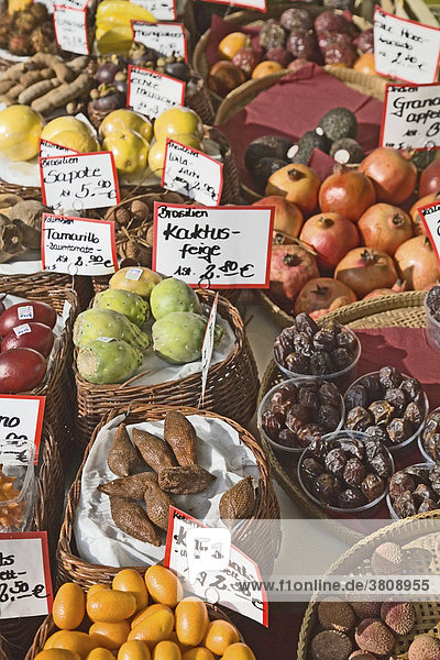 Obsthandel  Preisschilder