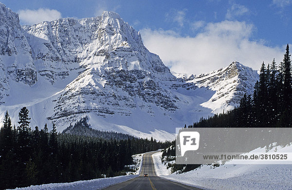 Panoramastraße Icefields Parkway im Banff National Park  Alberta  Canada