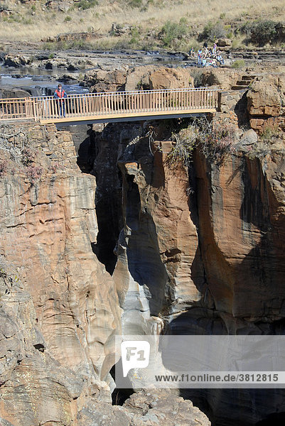 Brücke über den Blyde River Canyon bei Bourkes Luck Potholes  Südafrika