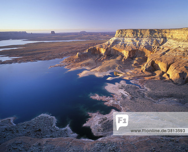 Lake Powell  Romana Mesa morgens  Glen Canyon National Recreation Area  Utah  USA