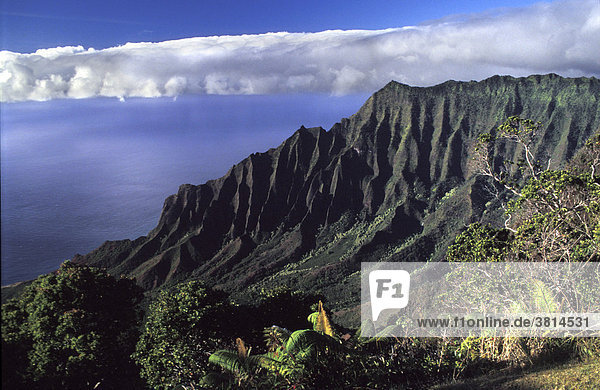 Kalalau Valley der Na Pali-Küste Kauai Hawaii USA
