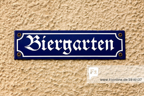 Signpost beergarden
