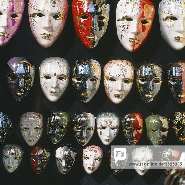 Carnival masks  Florence  Tuscany  Italy