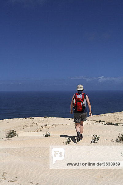 Wanderin in El Jable   Jandia   Fuerteventura   Kanarische Inseln