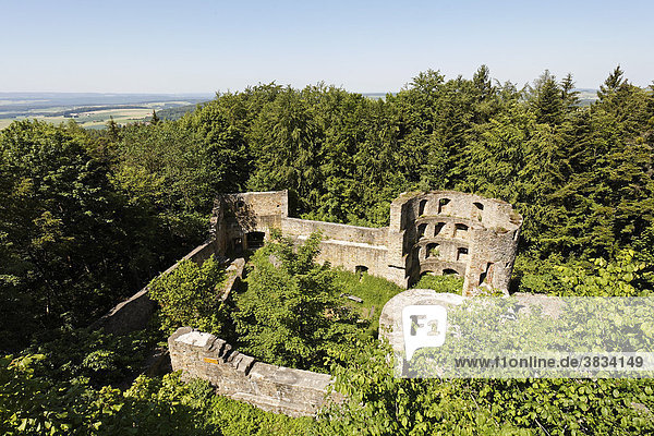 Ruine Kürnberg bei Stamsried   Oberpfälzer Wald   Oberpfalz Bayern