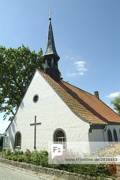 Kirche in maasholm schleswig holstein deutschland