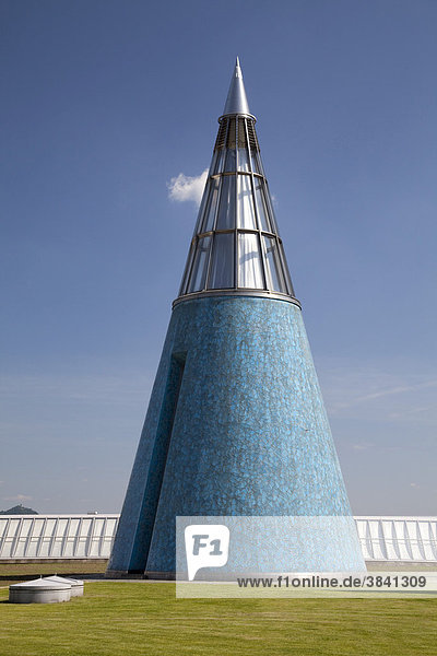 Pyramide auf der Dachterrasse  Kunstmuseum  Bonn  Rheinland  Nordrhein-Westfalen  Deutschland  Europa