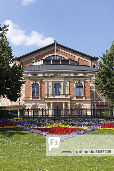 Richard-Wagner-Festspielhaus  Bayreuth  Oberfranken  Franken  Bayern  Deutschland  Europa