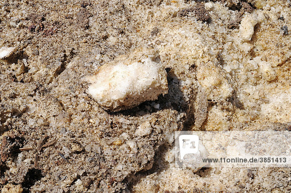 Salpeter  Gestein  Rohstoff  Salpeterwerke  verlassene Salpeterstadt  Geisterstadt  Wüste  Museum  Unesco Weltkulturerbe  Humberstone  Iquique  Norte Grande  Nordchile  Südamerika