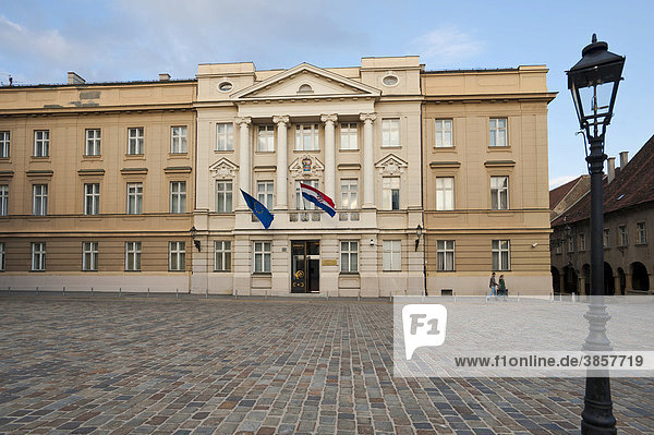 Parlamentsgebäude  Oberstadt  Gornj Grad  Zagreb  Kroatien  Europa