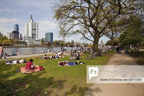 at  back  bank  banks  being  beings  city  city-scape  city-scapes  cityscape  cityscapes  day  daylight  daytime  district  during  edge  edges  Europe  European  exterior  exteriors  Federal  financial  Frankfurt  FRG  German  Germany  Hesse  Hessen  Hessian  human  humans  in  lawn  lawns  Main  meeting  of  outdoor  People  people  person  persons  photo  photos  point  popular  Republic  river  riverbank  riverbanks  rivers  riverside  riversides  scape  scapes  shore  shores  shot  shots  skyline  summer  summery  sunbathing  the  view  views  waterfront  waterside  watersides