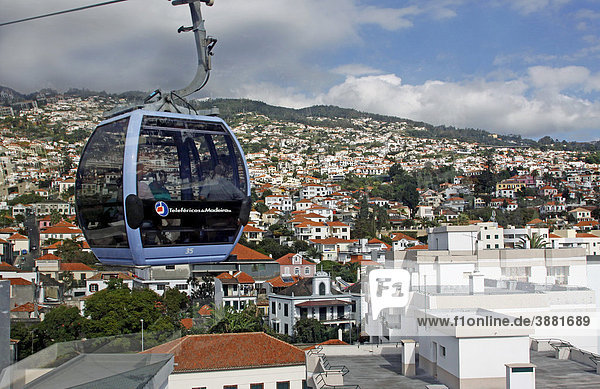 Seilbahn  Funchal  Madeira  Portugal  Europa
