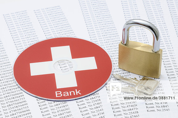 Bankkonten  DVD  CD  Symbolbild Bankgeheimnis  Bankdaten  Steuerflucht  Datenschutz