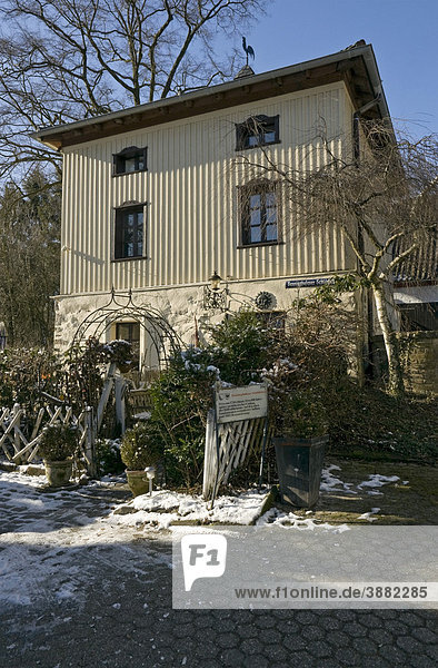 Benningshofener Schlösschen Haus im Stadtteil Gruiten  Haan bei Düsseldorf  Nordrhein-Westfalen  Deutschland  Europa