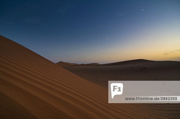 Rub al Chali Wüste an der Grenze von Dubai zum Oman  Naher Osten