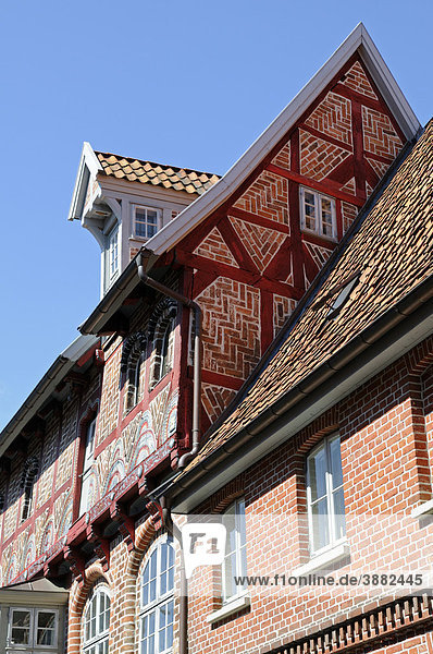 Fachwerkhaus in Lüneburg  Niedersachsen  Deutschland  Europa