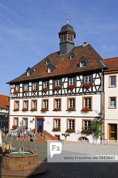 Rathaus  Rathausplatz  Ottweiler  Saarland  Deutschland  Europa