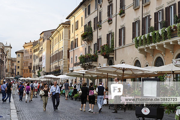 Piazza Navona  Restaurants  Rome  Italien  Europa