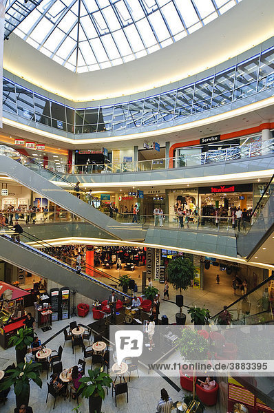 Shopping centre Kroepeliner Tor Center  Hanseatic city of Rostock  Mecklenburg-Western Pomerania  Germany  Europe