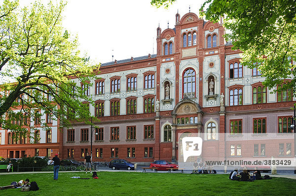 Universität  Altstadt  Hansestadt Rostock  Mecklenburg-Vorpommern  Deutschland  Europa