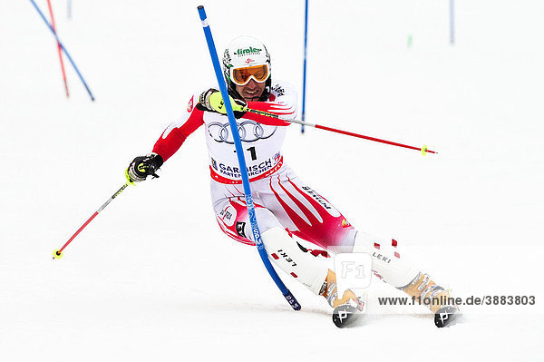 Manfred Pranger  Österrreich  FIS Slalom der Herren  Gudiberg  Gamisch-Partenkirchen  Bayern  Deutschland  Europa