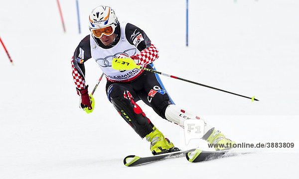 Ivica Kostelic  Kroatien  FIS Slalom der Herren  Gudiberg  Gamisch-Partenkirchen  Bayern  Deutschland  Europa
