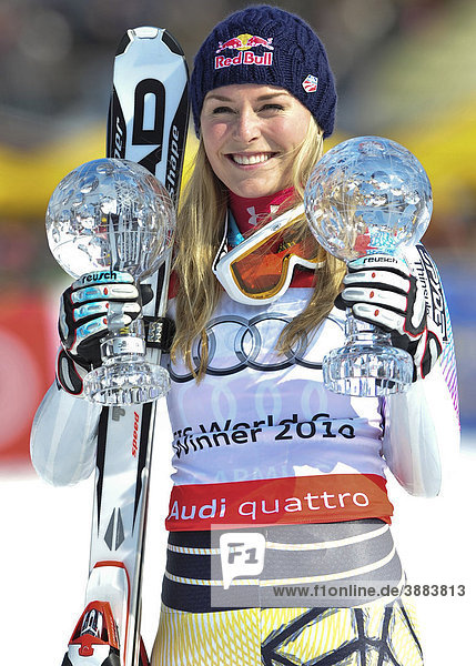 Lindsey Vonn  USA  Super G  Damen  FIS-Weltcupfinale  Kandaharrennen  Garmisch-Partenkirchen  Bayern  Deutschland  Europa