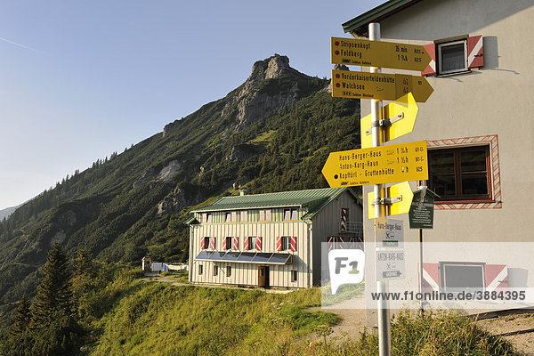 Stripsenkopf und Stripsenjochhaus  Wilder Kaiser  Tirol  Österreich  Europa
