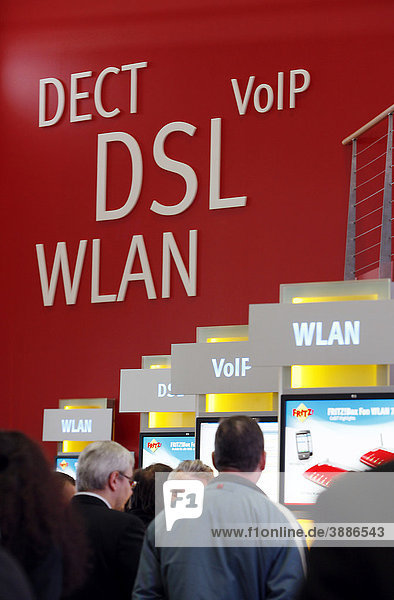 Computer und IT Messe Cebit Hannover Messe Hannover Niedersachsen Deutschland Europa