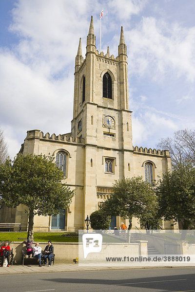 Parish church of St John The Baptist  High Street  Windsor  Berkshire  England  United Kingdom  Europe