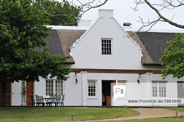 Haus  kapholländischer Stil  Laborie Weingut  Paarl  Kapprovinz  Südafrika  Afrika