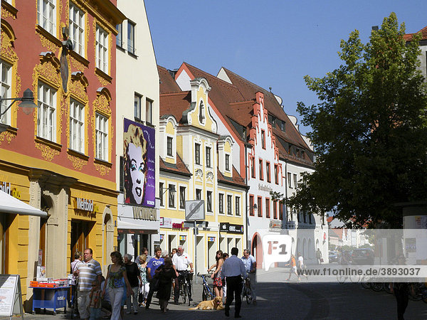 Altstadt  Ingolstadt an der Donau  Bayern  Deutschland  Europa