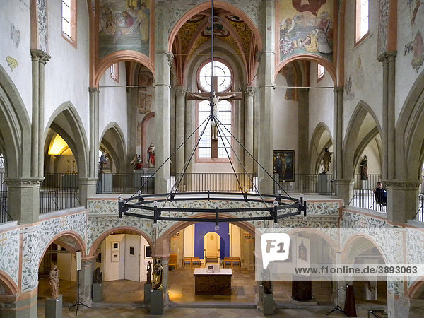 Inneres Niedermünster  Altstadt von Regensburg  UNESCO Welterbe  Bayern  Deutschland  Europa