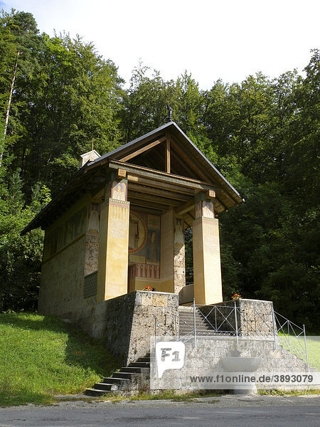 Kapelle St. Maurus bei Beuron  Naturpark obere Donau  Baden-Württemberg  Deutschland  Europa