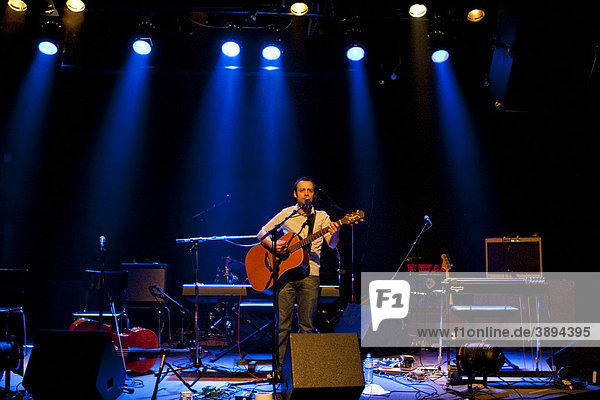 The French singer and songwriter Julien Pras live in the Treibhaus venue Lucerne Switzerland