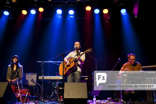 The French singer and songwriter Julien Pras live in the Treibhaus venue Lucerne Switzerland