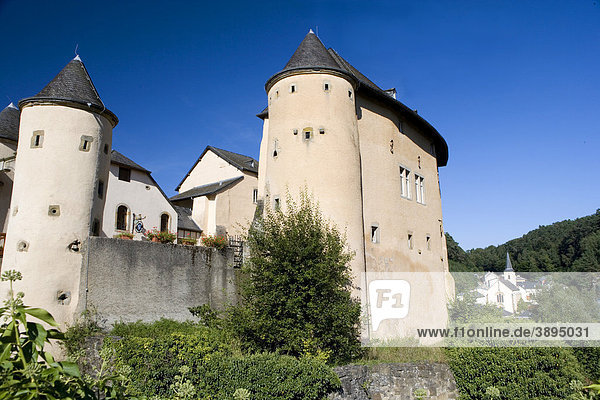 Burg Bourglinster in Junglinster  Luxemburg  Europa