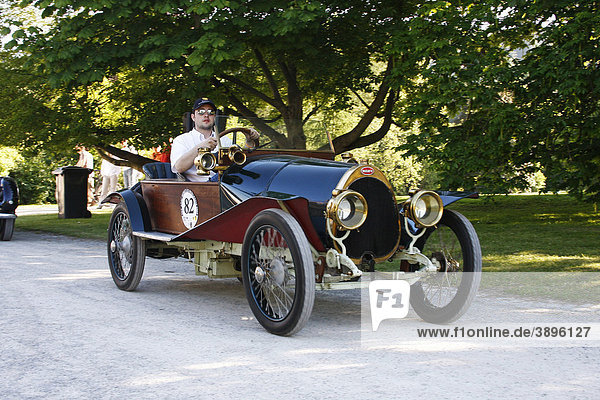 Bugatti Typ 23  Baujahr 1919  Rarität aus dem Schlumpf Museum  Mulhouse  Frankreich  beim Herkules Bergpreis 2009  Kassel  Hessen  Deutschland  Europa