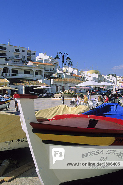 Fischerboote  Carvoeiro  Algarve  Portugal  Europa