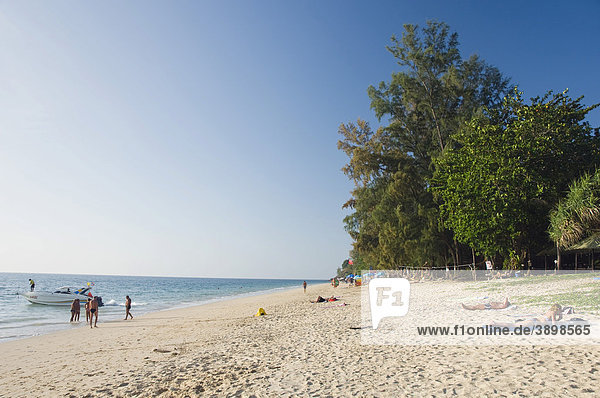 Long Beach  Phra Ae Beach  island of Ko Lanta  Koh Lanta  Krabi  Thailand  Asia