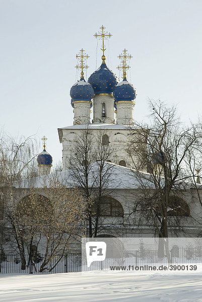 Die Kirche der Madonna von Kasan oder Kasanskaja-Kirche  Staatliches Freilichtmuseum Kolomenskoje  Moskau  Russland