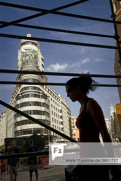 Capitol Gebäude  Gran Via  Madrid  Spain