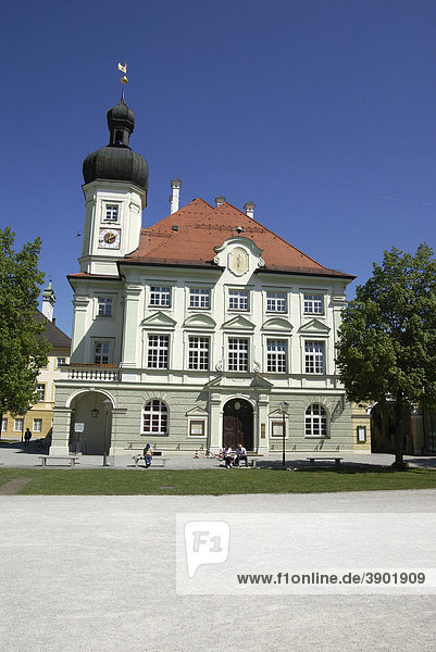 Town hall  Altoetting  Bavaria  Germany  Europe