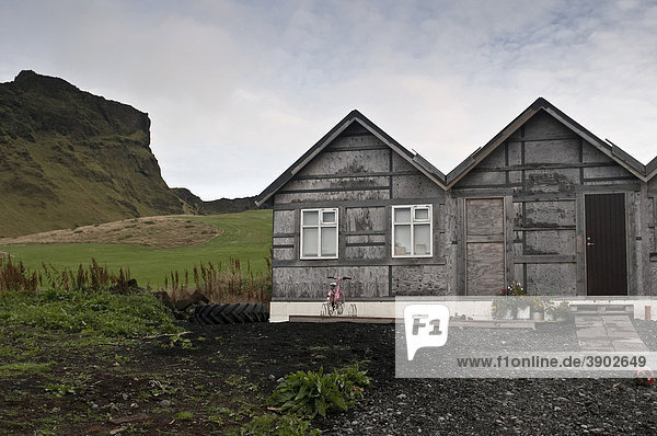 Häuser in Vik  Island  Europa