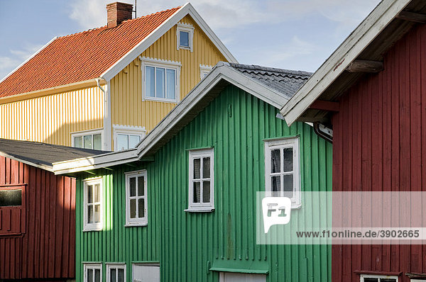 Holzhäuser  Smögen  Westküste  Schweden  Skandinavien  Europa Holzhäuser