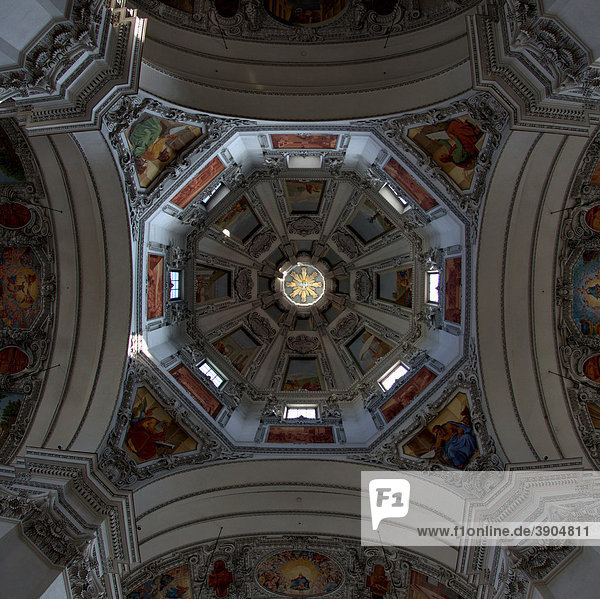 Cupola of the Salzburg Cathedral  Salzburg  Austria  Europe